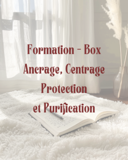 Formation-Box Ancrage, Centrage, Protection et Purification