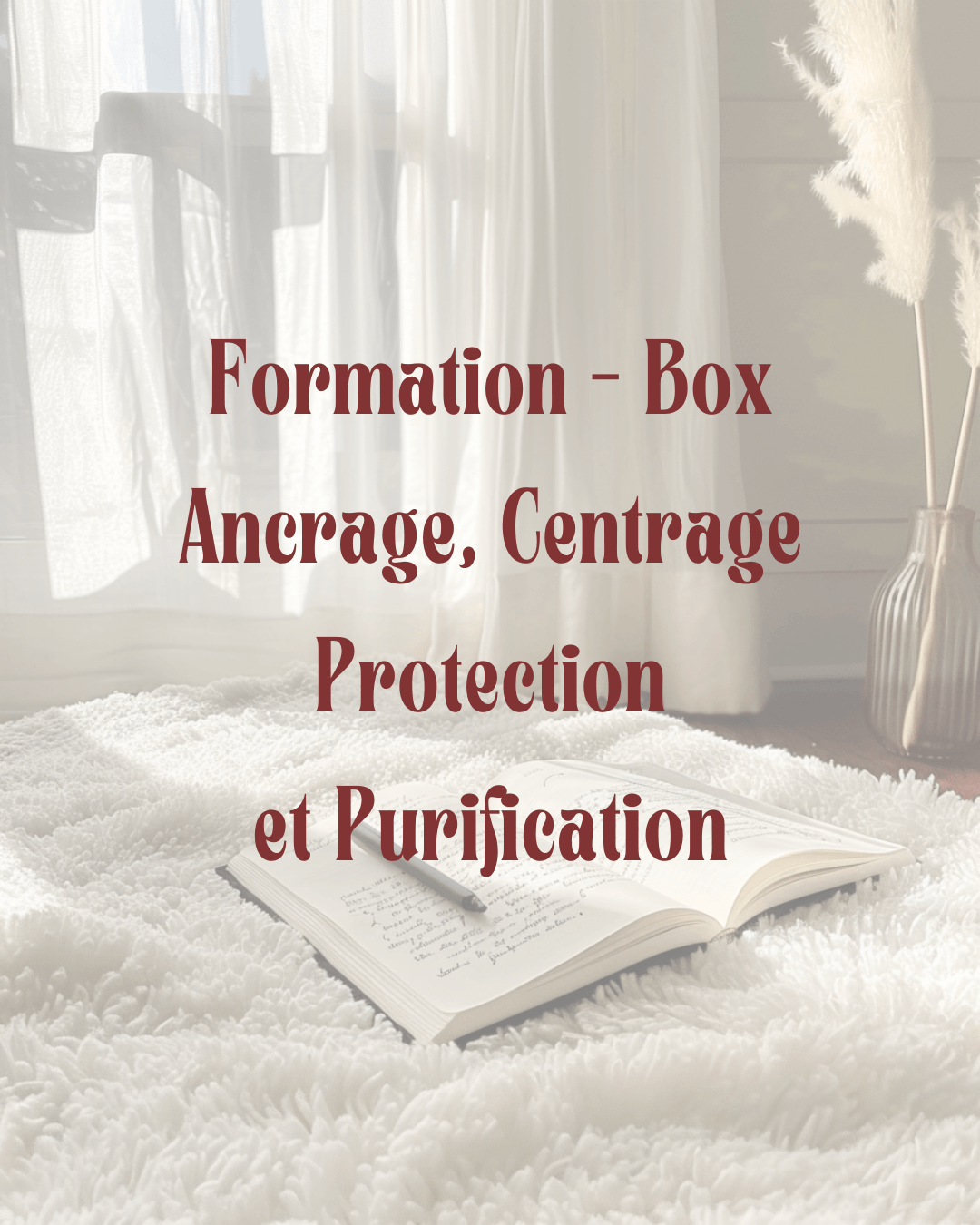 Formation-Box Ancrage, Centrage, Protection et Purification